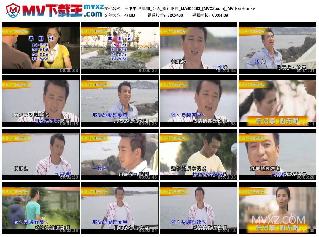 王中平-早哪知_台语_流行歌曲_MA404483